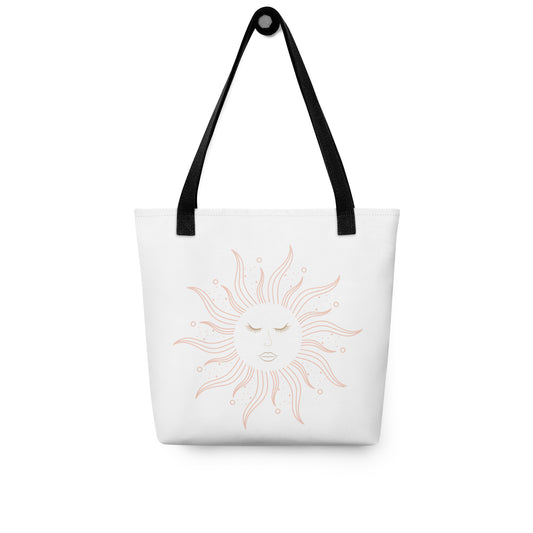 Peach Sun Tote Bag