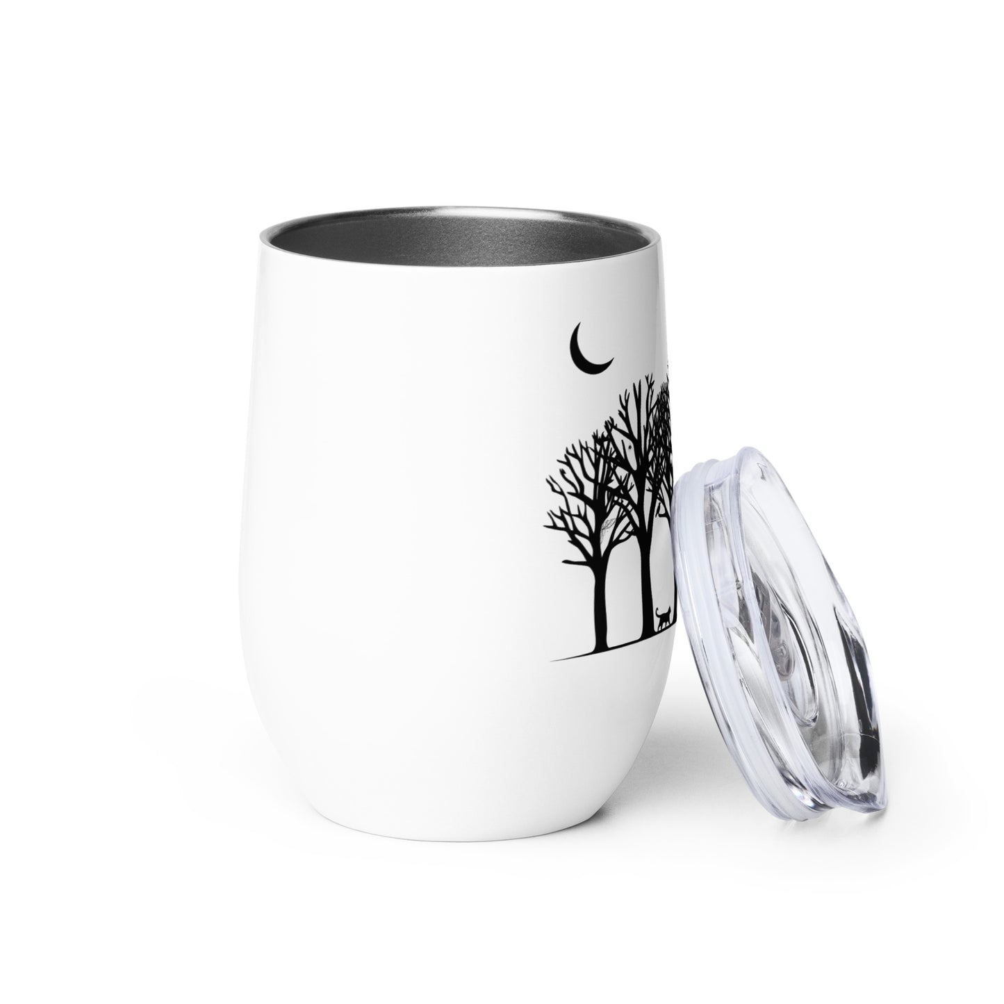 Witchy Halloween Wine Tumbler